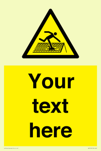 Custom Figure on Roof Sign